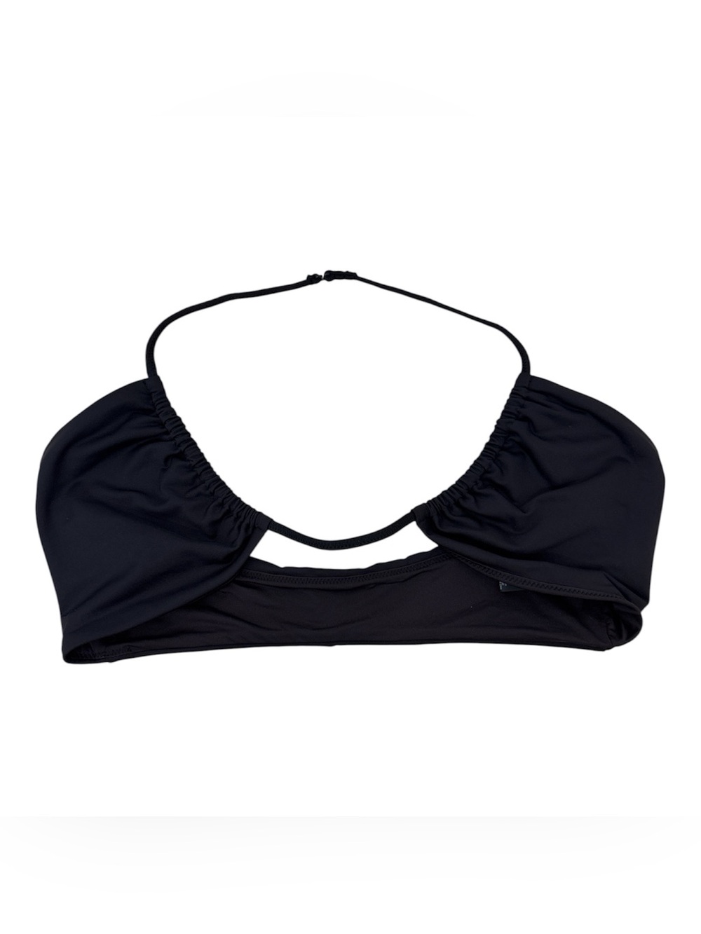 SKIMS Black Women's Halter Bikini Top Size Medium